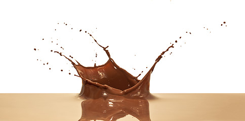 Image showing chocolate splash