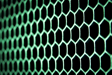 Image showing abstract metallic grid