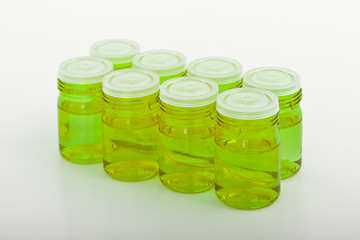 Image showing cosmetic glass containers