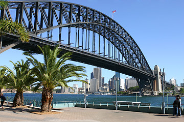 Image showing Sydney Harbour and Sydney Harbour Bridge