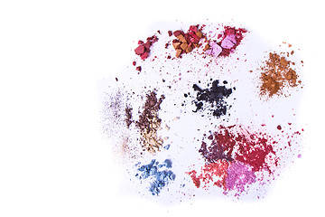 Image showing crushed eyeshadow