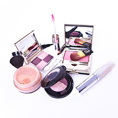 Image showing makeup collection