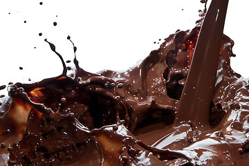 Image showing pouring chocolate