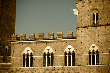 Image showing Siena historic architecture