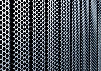 Image showing abstract metallic grid