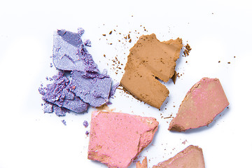 Image showing crushed eyeshadow