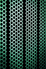 Image showing abstract metallic grid