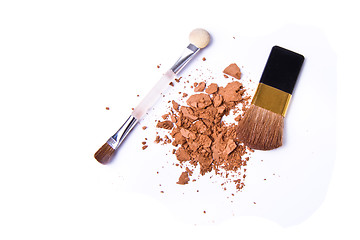 Image showing crushed eyeshadow