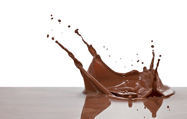 Image showing chocolate splash