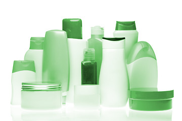 Image showing cosmetic bottles