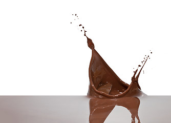 Image showing chocolate splash