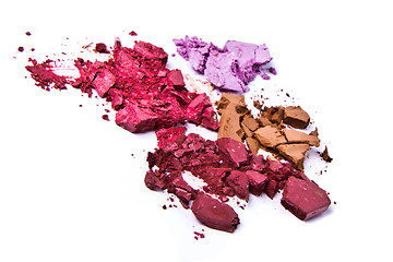 Image showing crushed eyeshadow