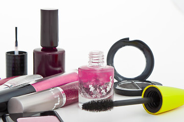 Image showing collection of make-up