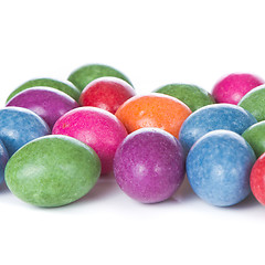 Image showing easter eggs isolated