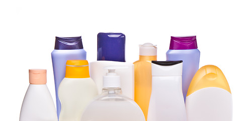 Image showing cosmetic bottles