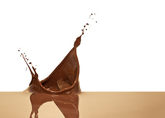 Image showing chocolate splash