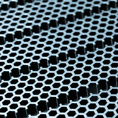 Image showing abstract metallic grid