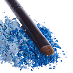 Image showing crushed eyeshadows