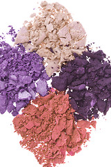 Image showing crushed eyeshadows