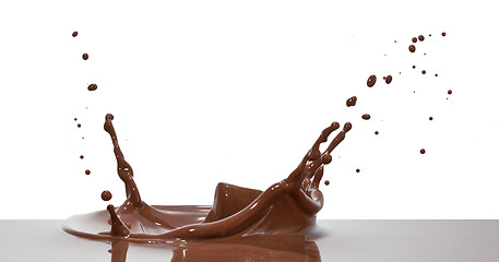 Image showing chocolate splash