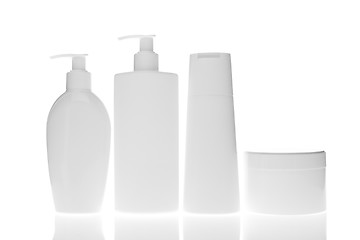 Image showing cosmetic bottles