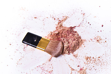 Image showing crushed eyeshadow