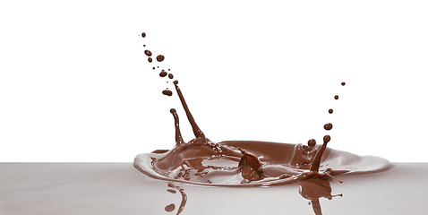 Image showing chocolate splash