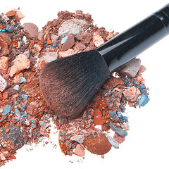 Image showing crushed eyeshadows