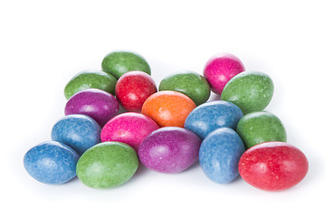 Image showing easter eggs isolated