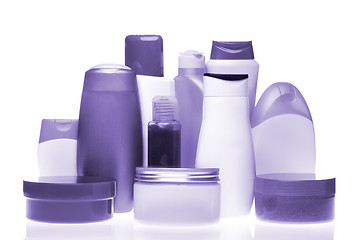 Image showing cosmetic bottles