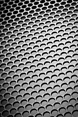 Image showing abstract metallic grid