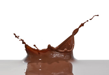 Image showing chocolate splash