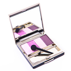 Image showing set of eyeshadows