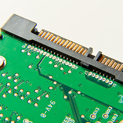 Image showing hard drive close up