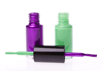 Image showing nail polish set