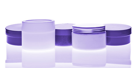 Image showing cosmetic bottles