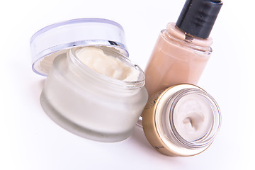 Image showing creams and makeup