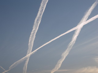 Image showing magic vapor trail