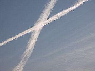 Image showing magic vapor trail