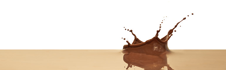 Image showing chocolate splash