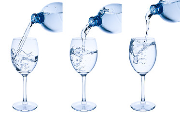 Image showing pouring water into glass