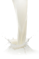 Image showing milk splash