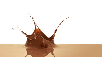 Image showing chocolate splash