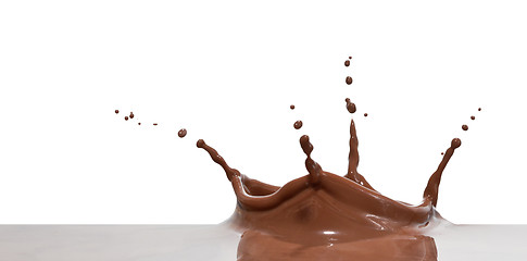 Image showing chocolate splash