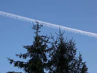 Image showing magic vapor trail