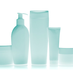 Image showing cosmetic bottles