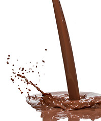 Image showing chocolate splash