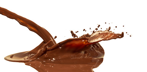 Image showing chocolate splash