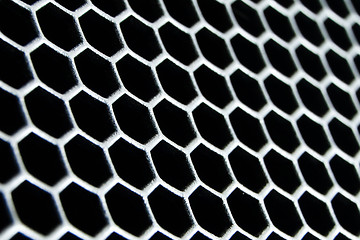 Image showing abstract metallic grid