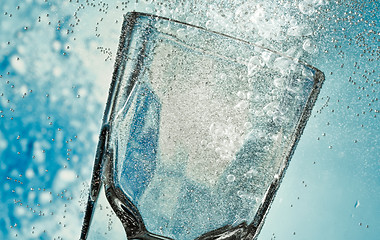 Image showing glass with bubbles